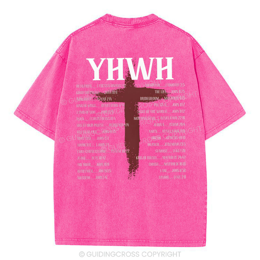 YHWH Christian Washed T-Shirt