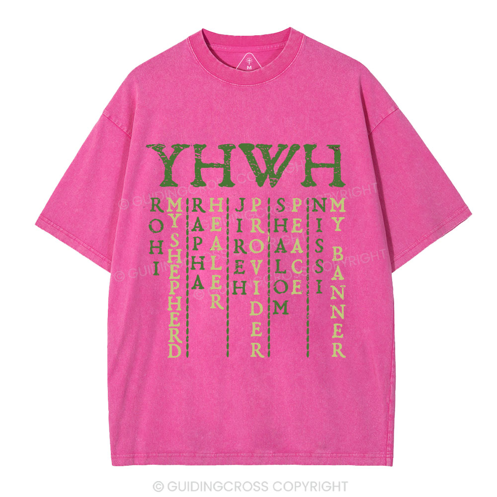 YHWH Christian Washed T-Shirt
