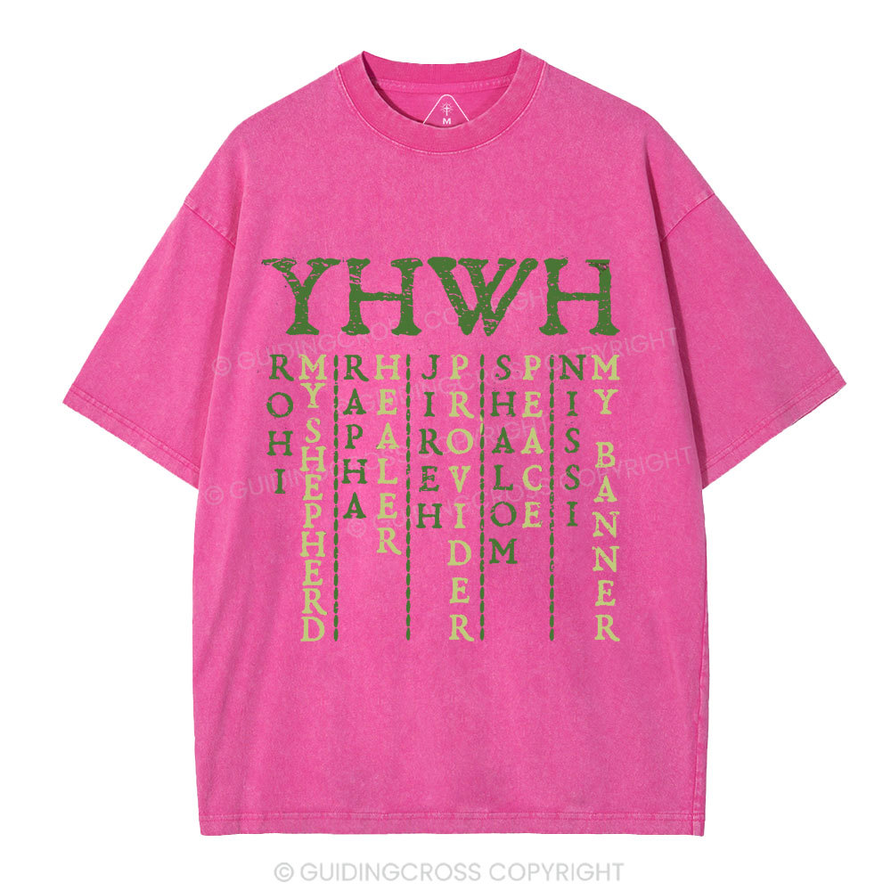 YHWH Christian Washed T-Shirt