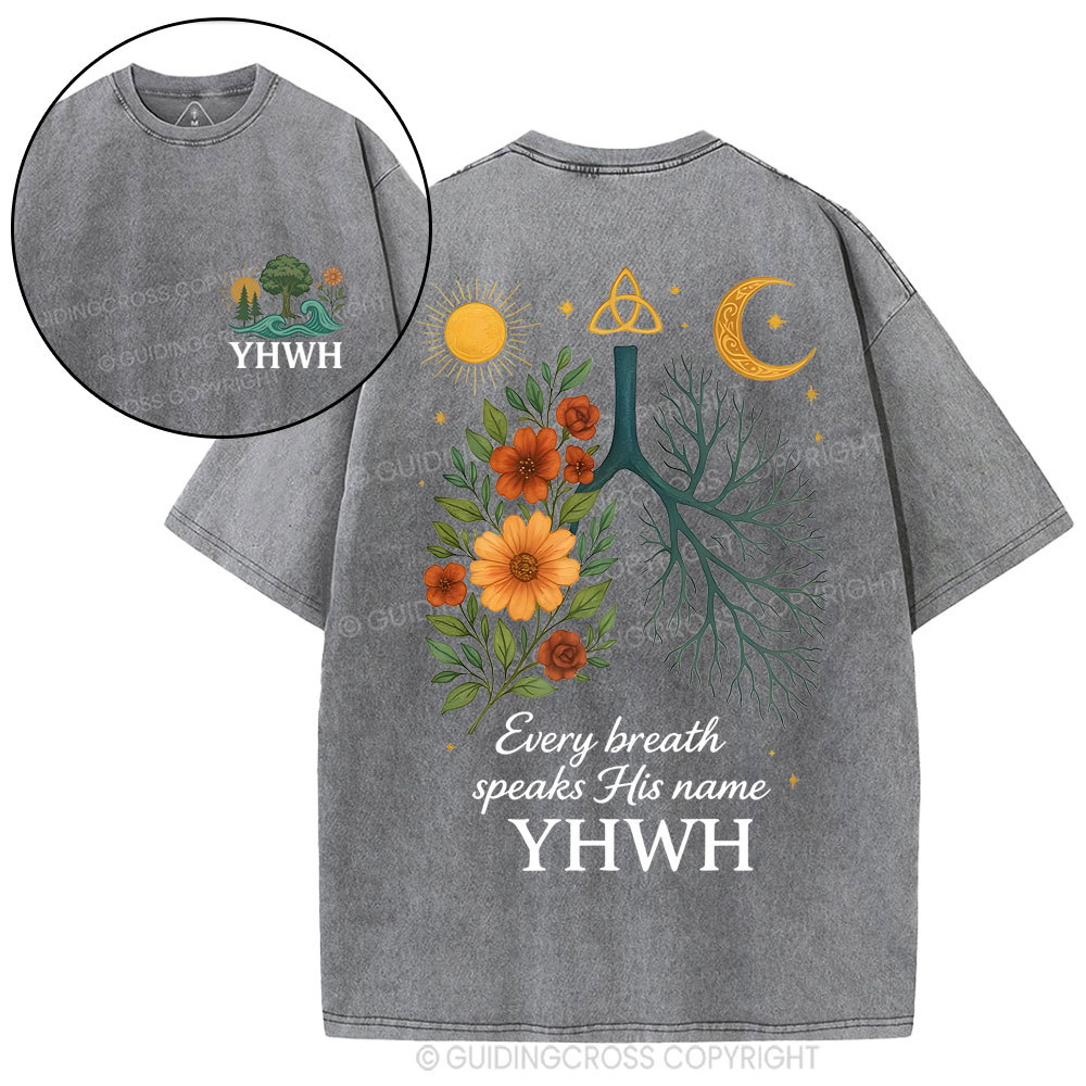 YHWH Christian Washed T-Shirt
