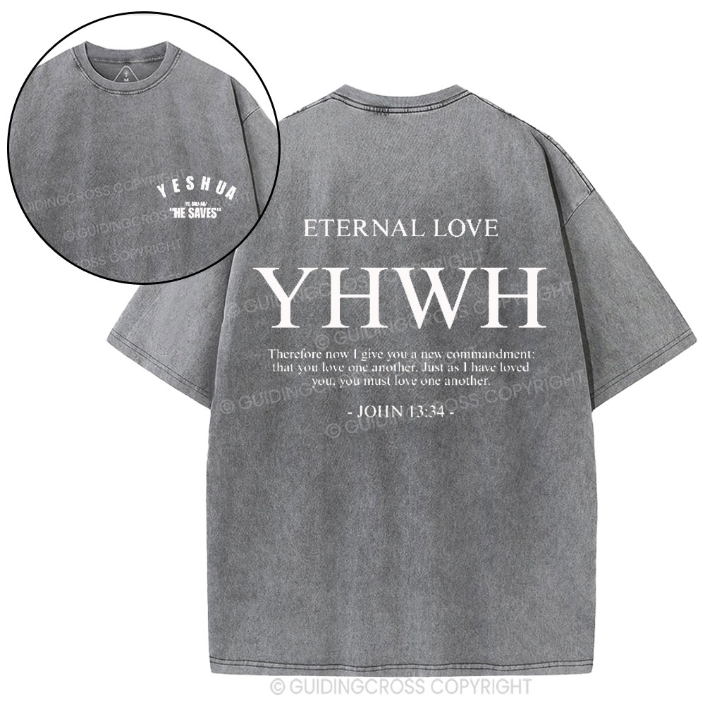 YHWH Christian Washed T-Shirt