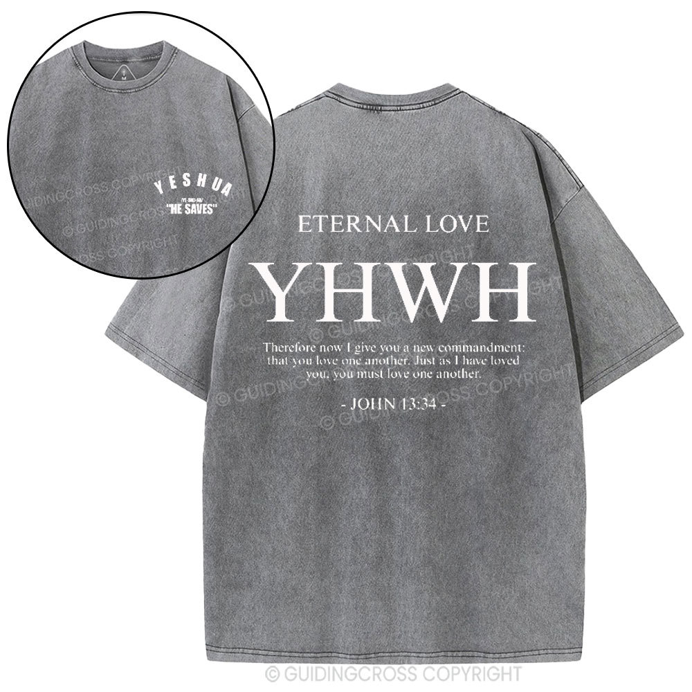YHWH Christian Washed T-Shirt