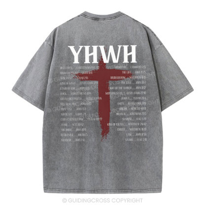 YHWH Christian Washed T-Shirt