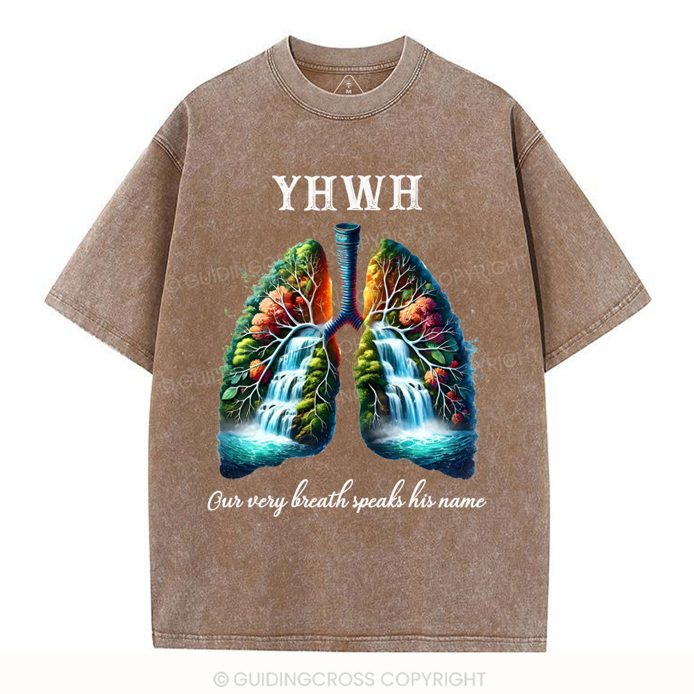 YHWH Christian Washed T-Shirt