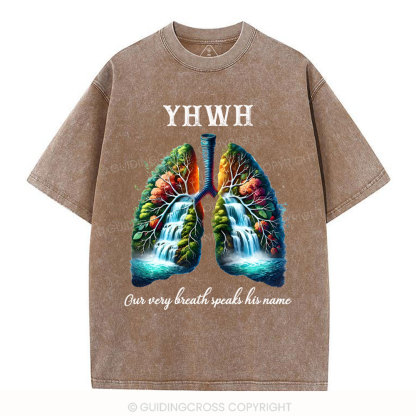 YHWH Christian Washed T-Shirt