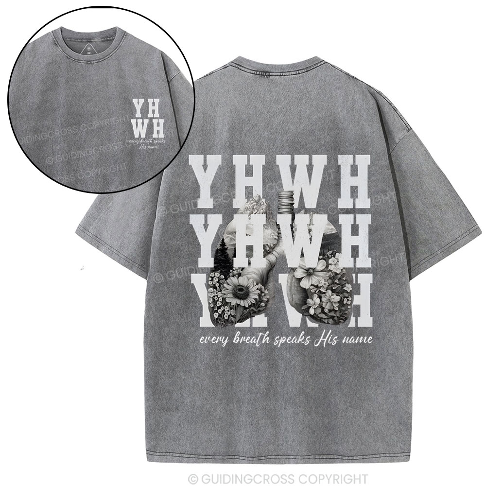 YHWH Christian Washed T-Shirt