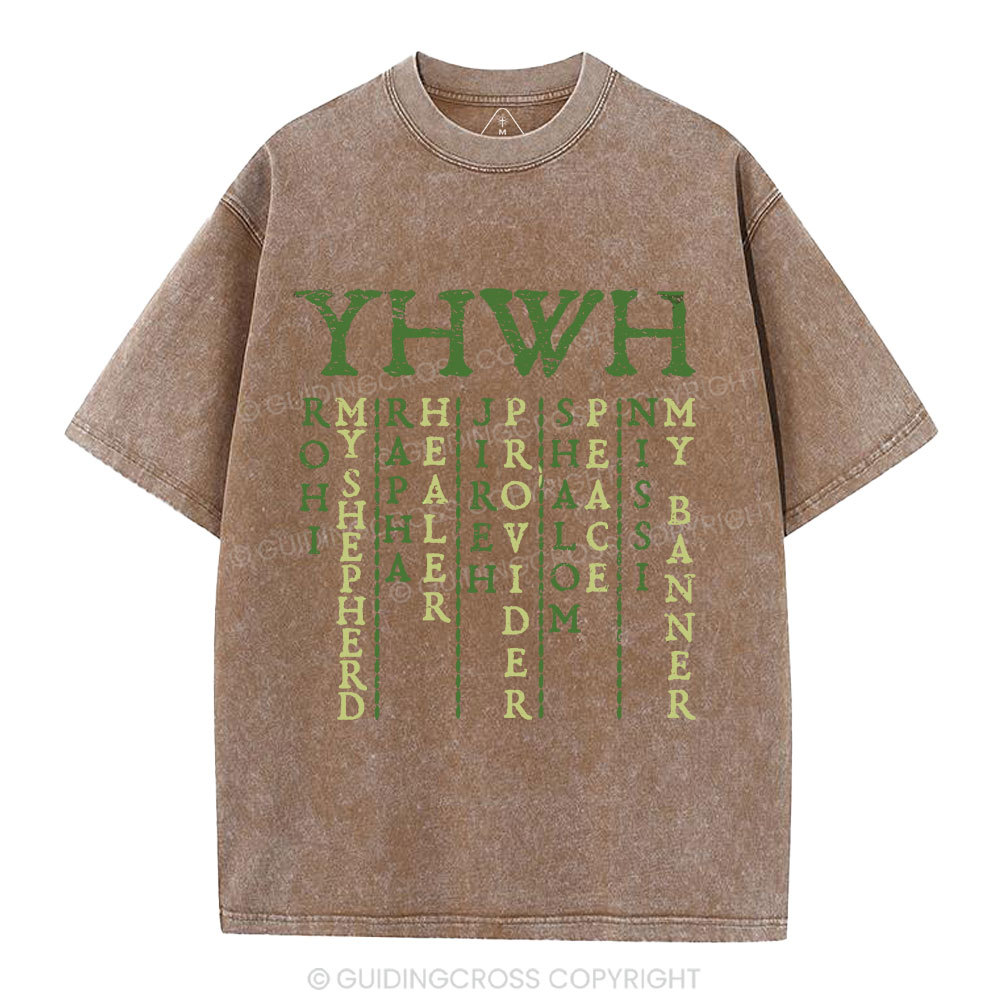 YHWH Christian Washed T-Shirt