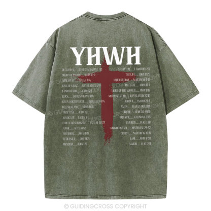 YHWH Christian Washed T-Shirt