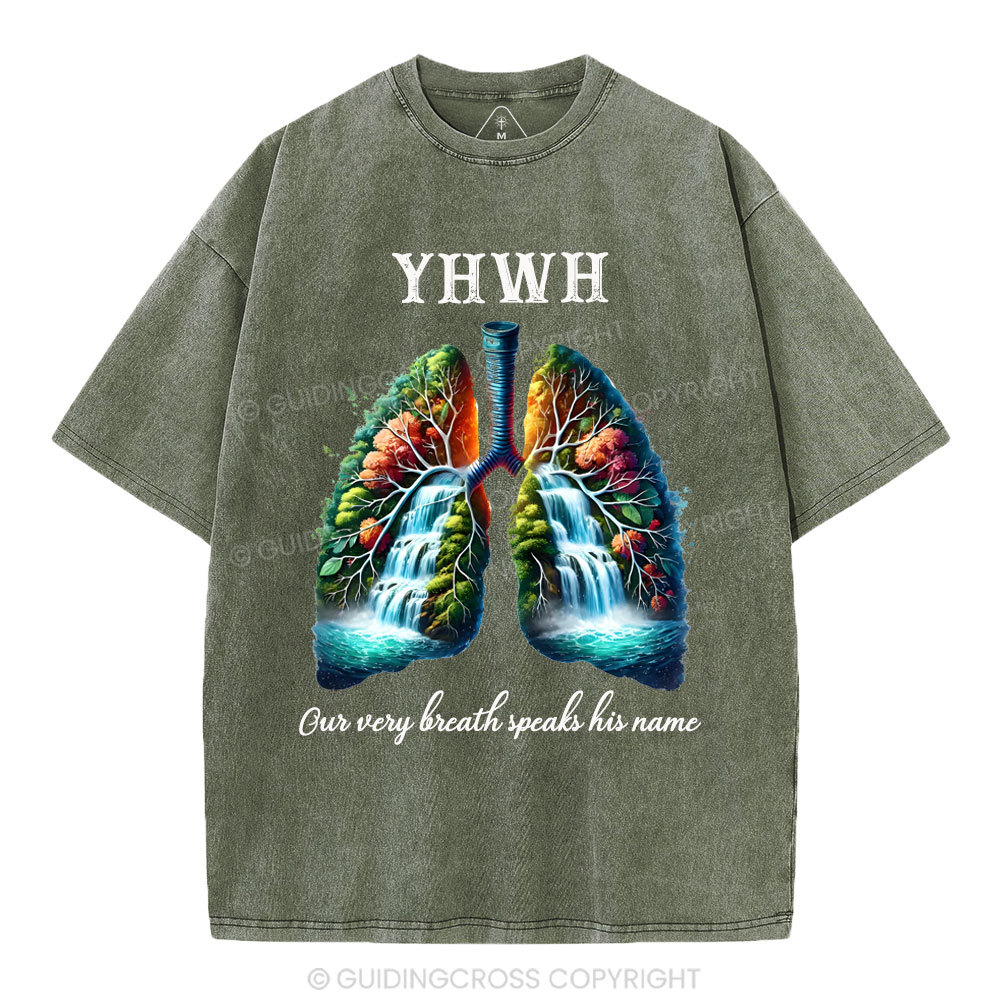 YHWH Christian Washed T-Shirt