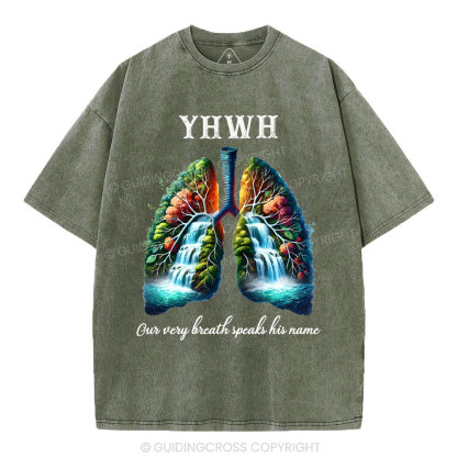 YHWH Christian Washed T-Shirt