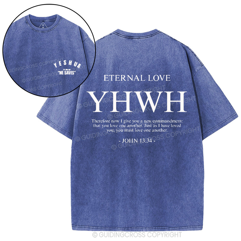 YHWH Christian Washed T-Shirt