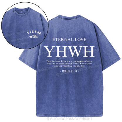 YHWH Christian Washed T-Shirt