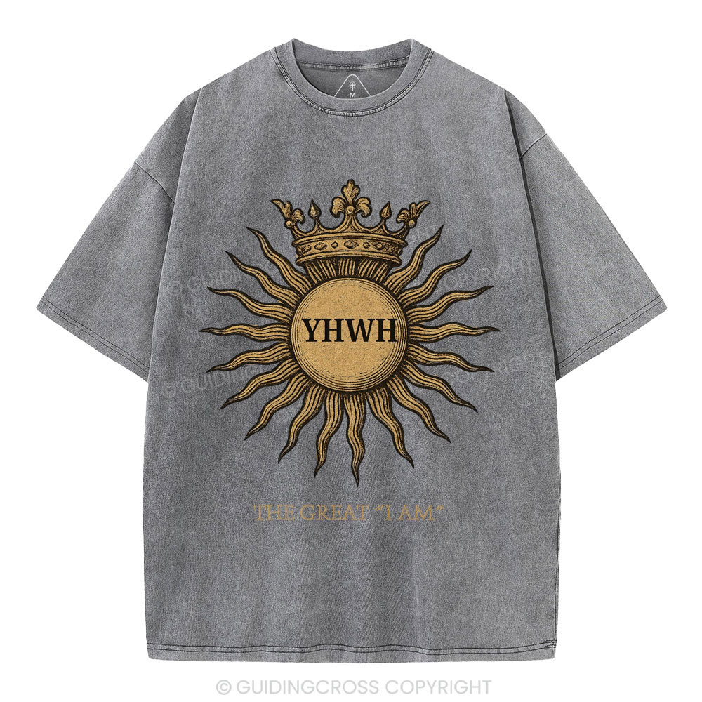 YHWH Christian Washed T-Shirt