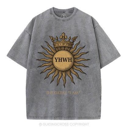 YHWH Christian Washed T-Shirt