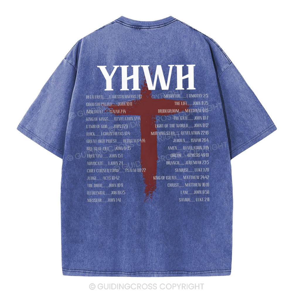 YHWH Christian Washed T-Shirt