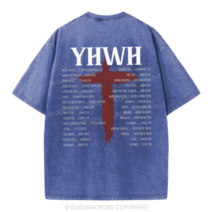 YHWH Christian Washed T-Shirt