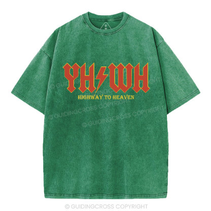 YHWH Christian Washed T-Shirt