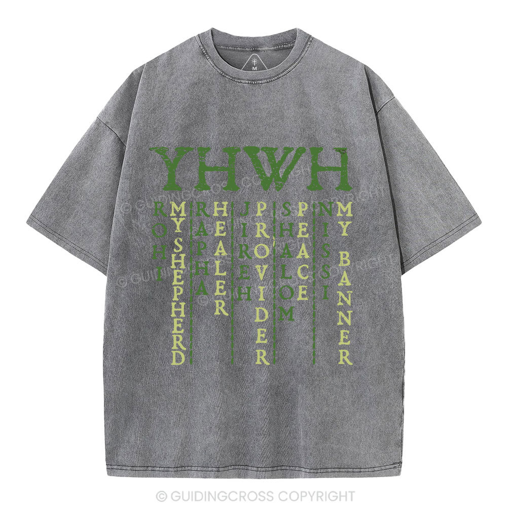 YHWH Christian Washed T-Shirt