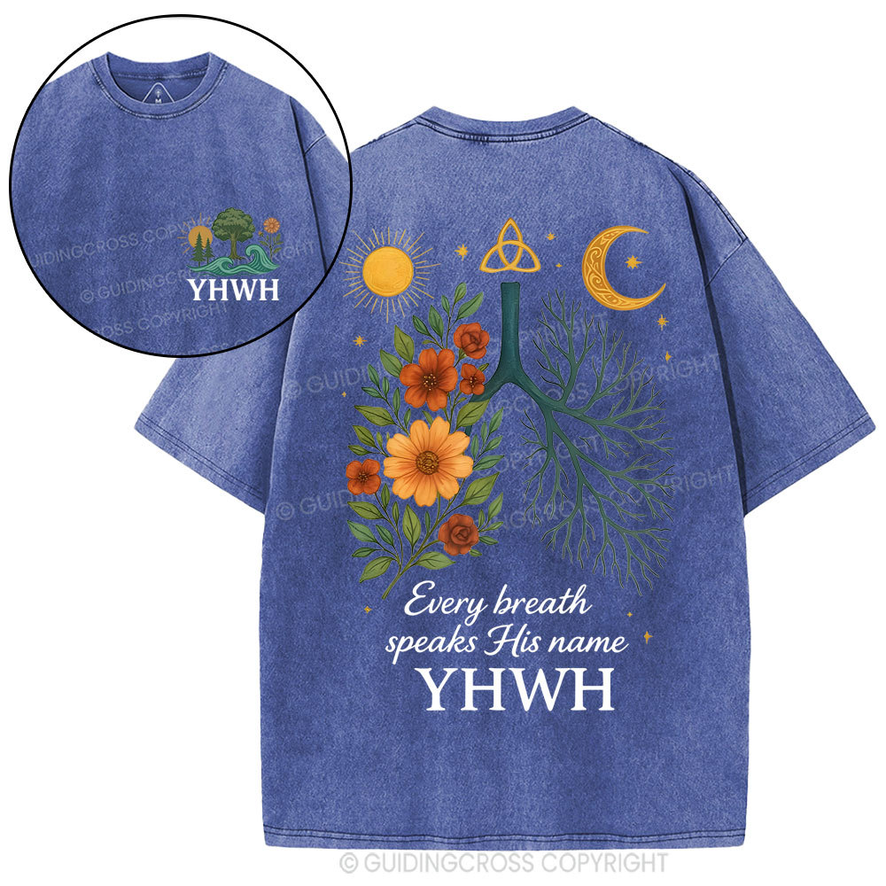 YHWH Christian Washed T-Shirt