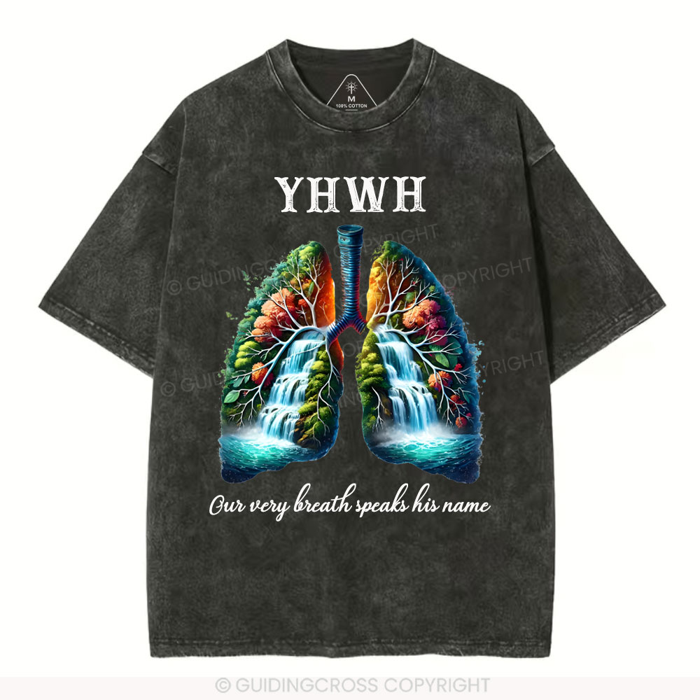 YHWH Christian Washed T-Shirt