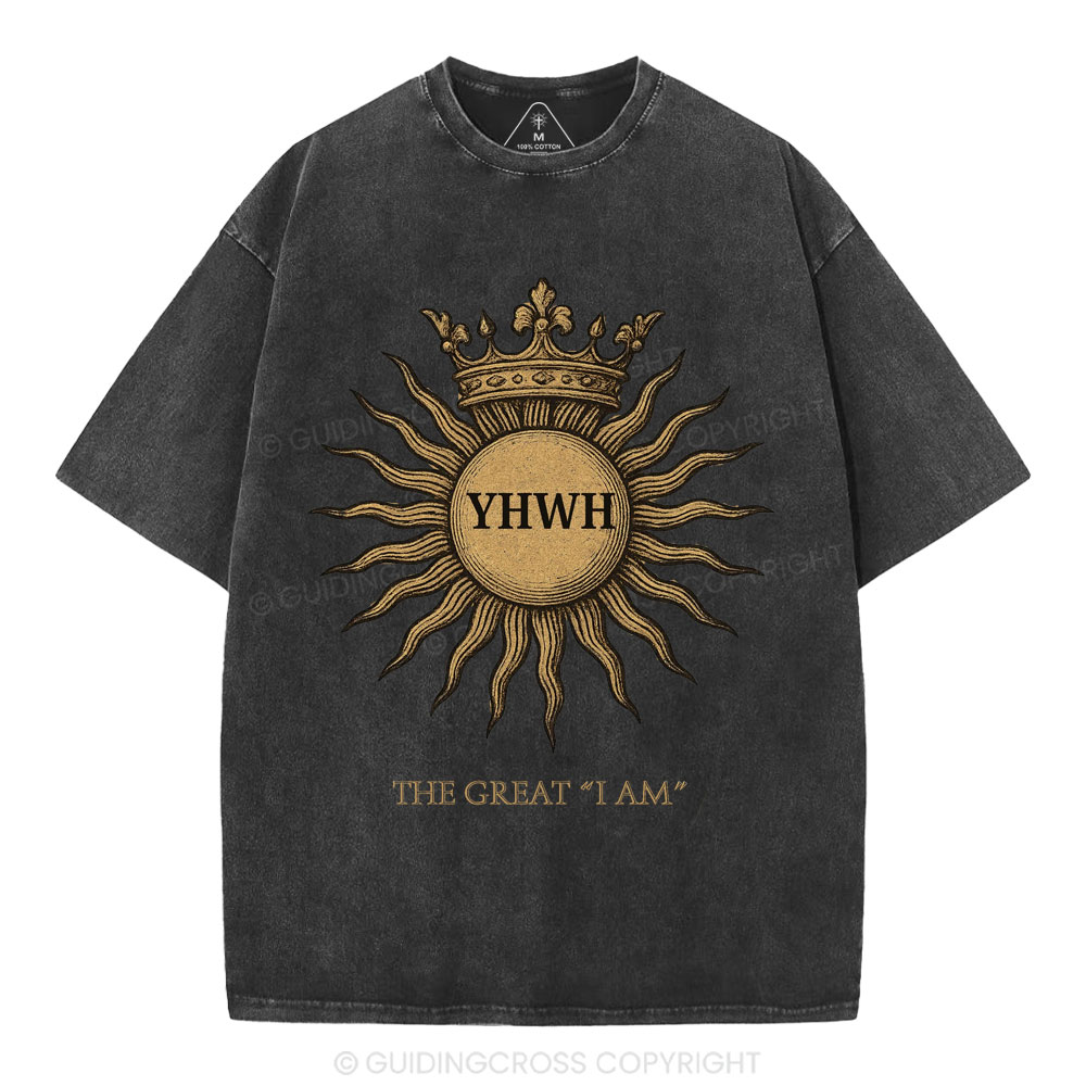 YHWH Christian Washed T-Shirt