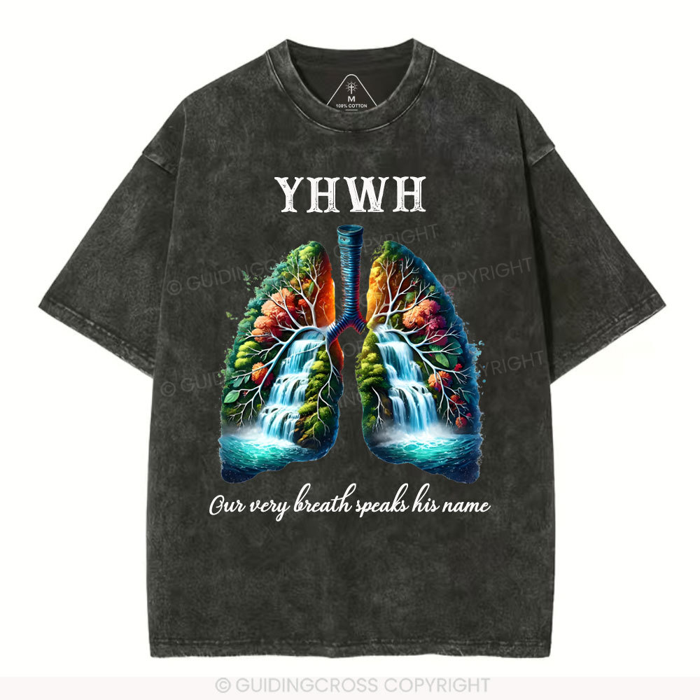 YHWH Christian Washed T-Shirt