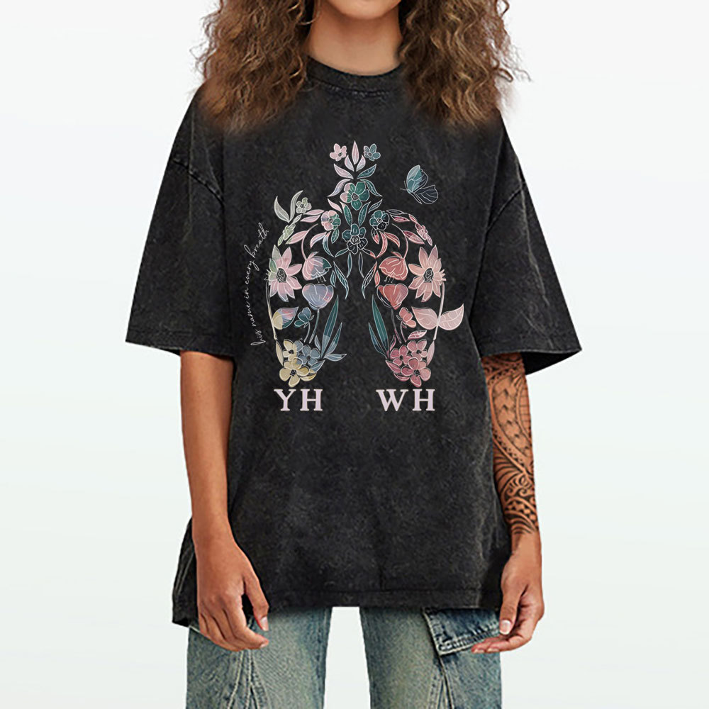 YHWH Christian Washed T-Shirt