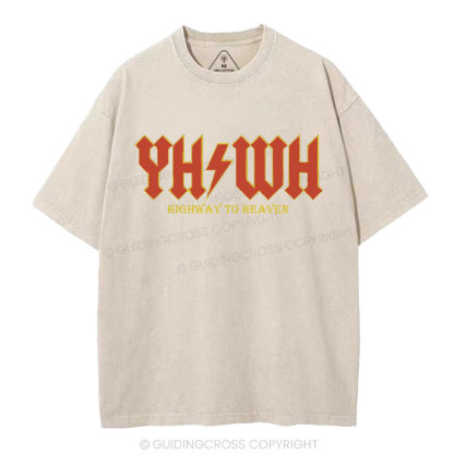 YHWH Christian Washed T-Shirt