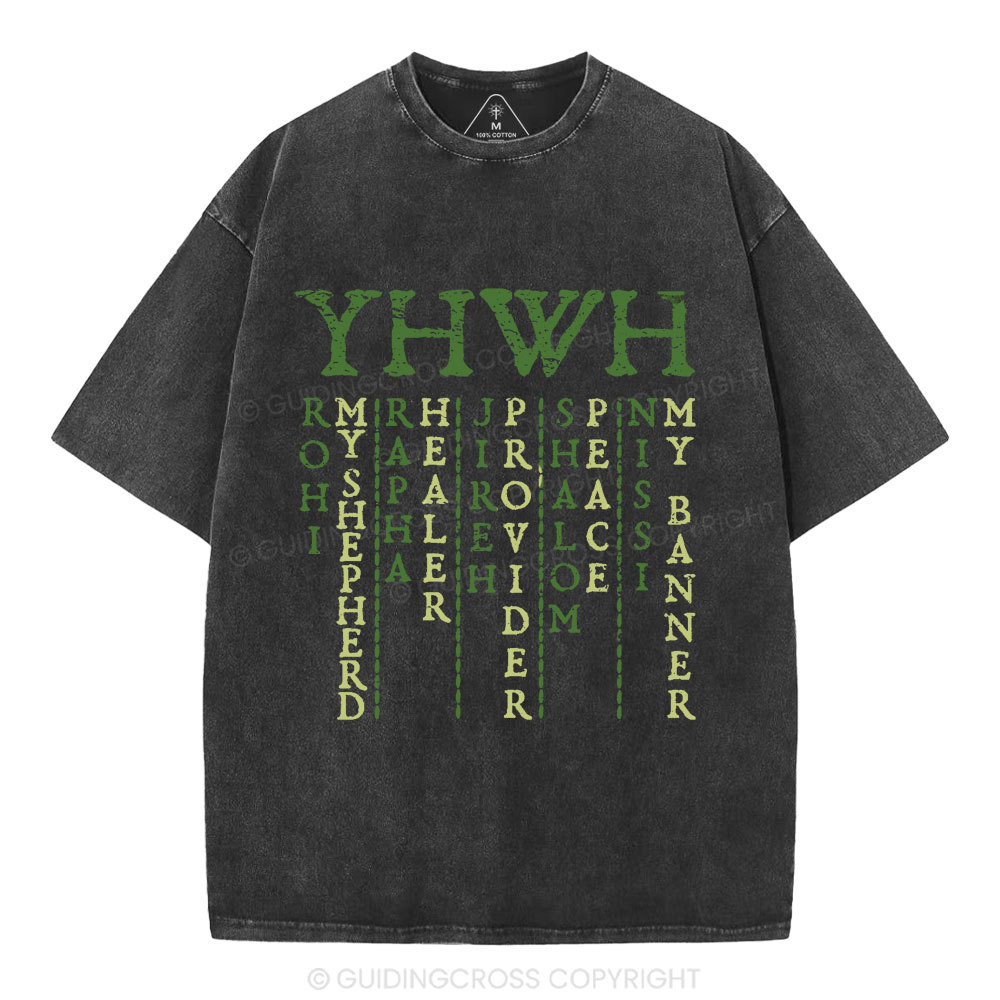 YHWH Christian Washed T-Shirt