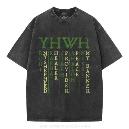 YHWH Christian Washed T-Shirt