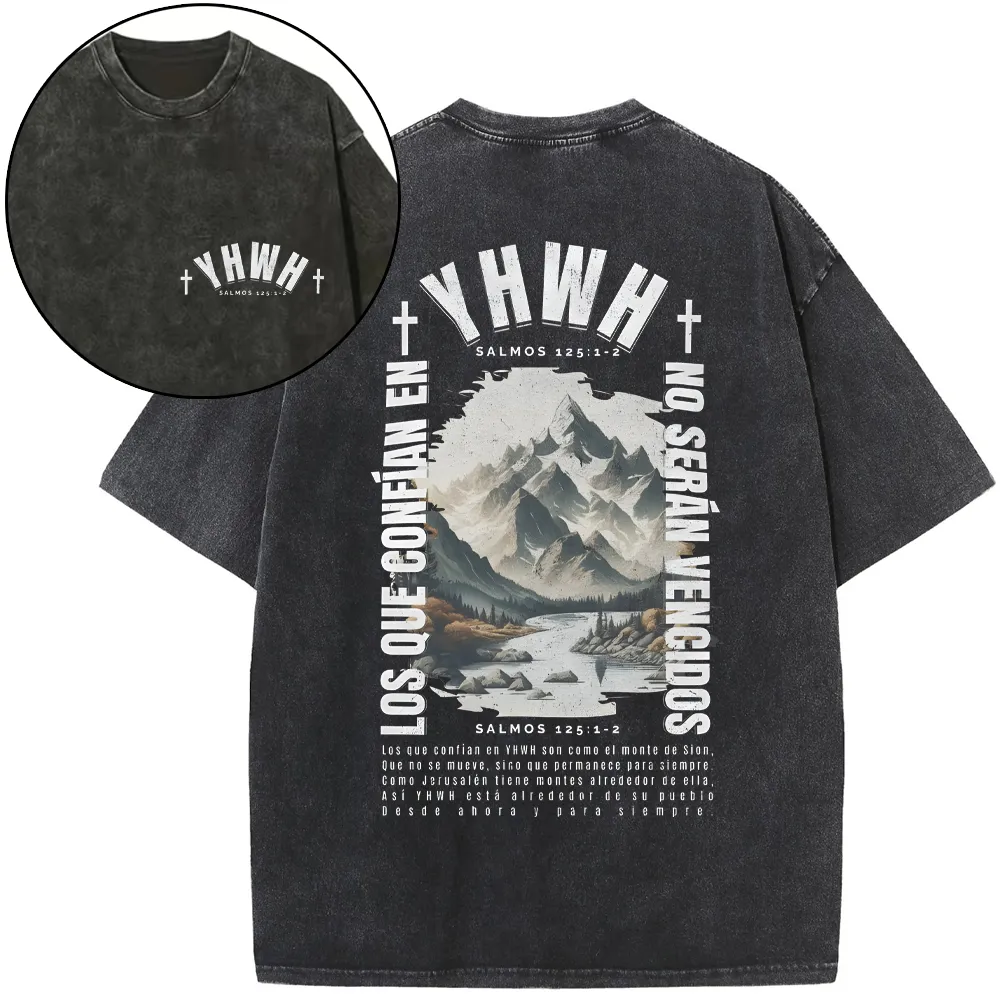 YHWH Christian Washed T-Shirt