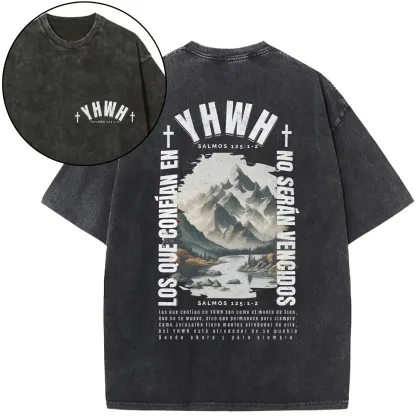 YHWH Christian Washed T-Shirt