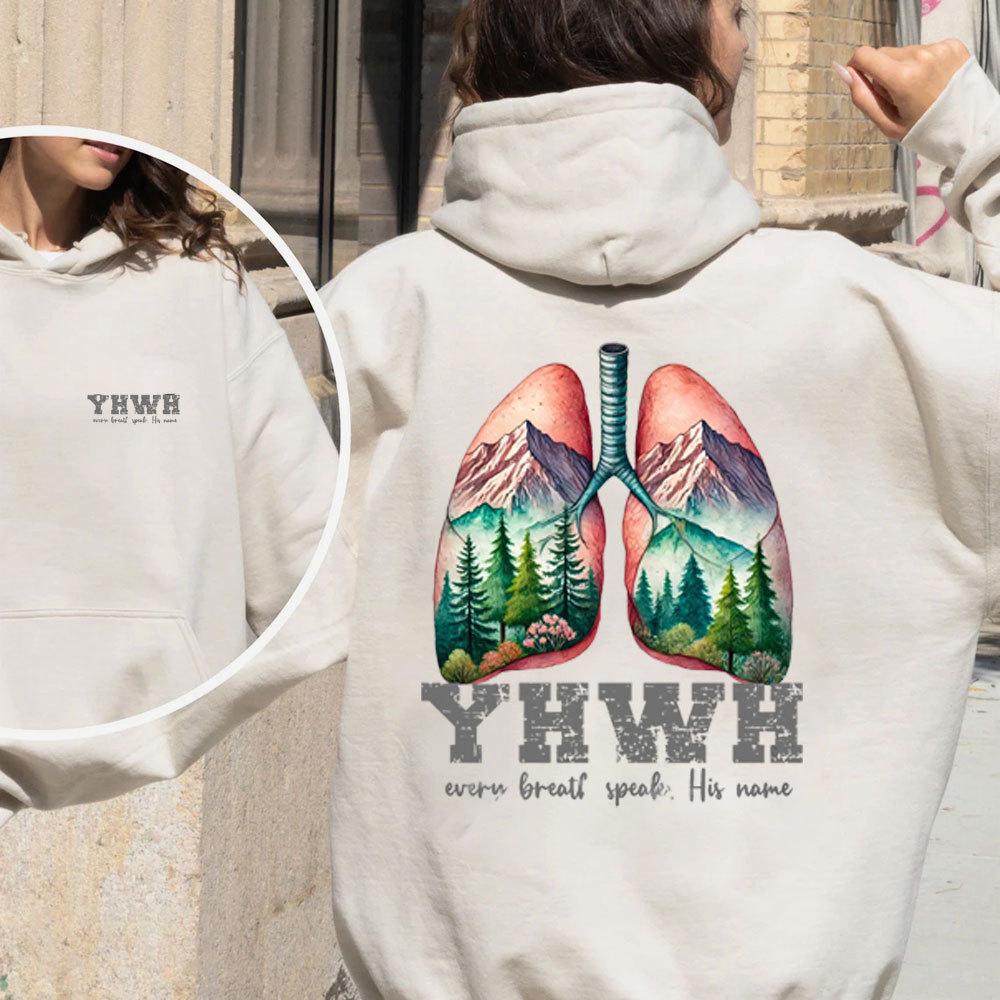 YHWH Every Breath Speaks His Name Christian Fleece Hoodie Set