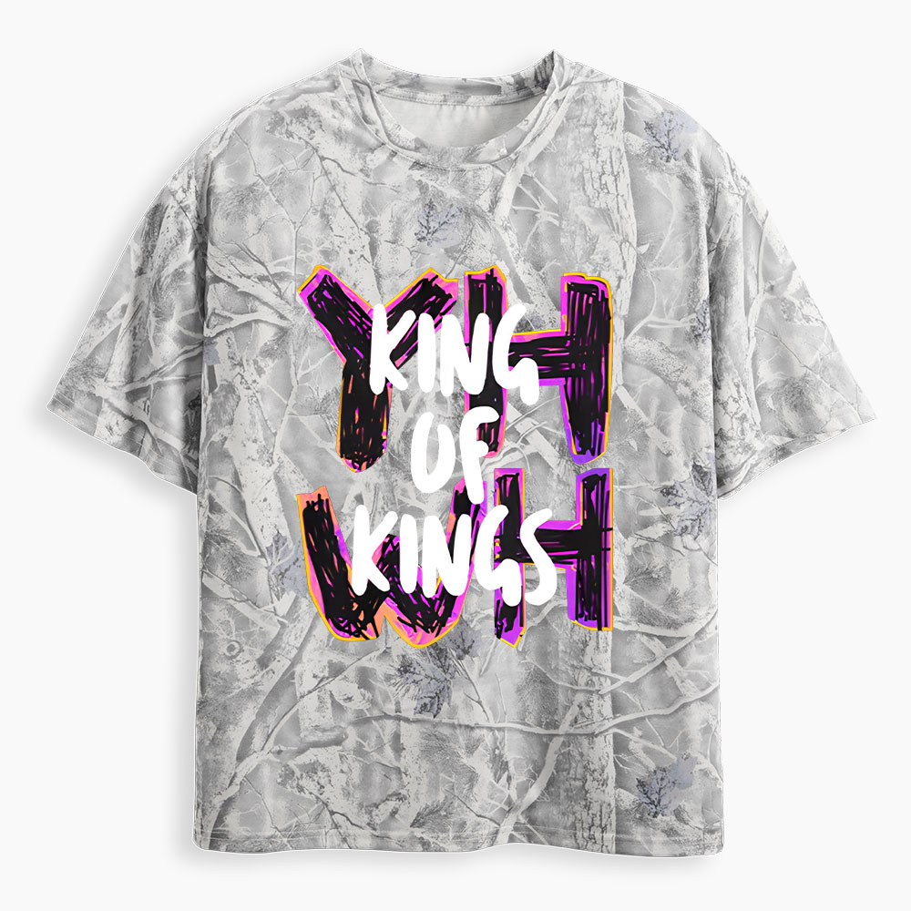 YHWH King Of Kings Christian Camo T-Shirt