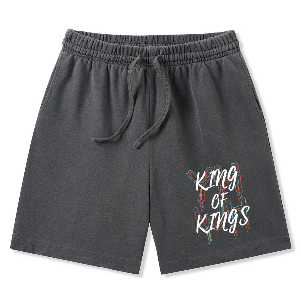 YHWH King Of Kings Christian Washed Shorts