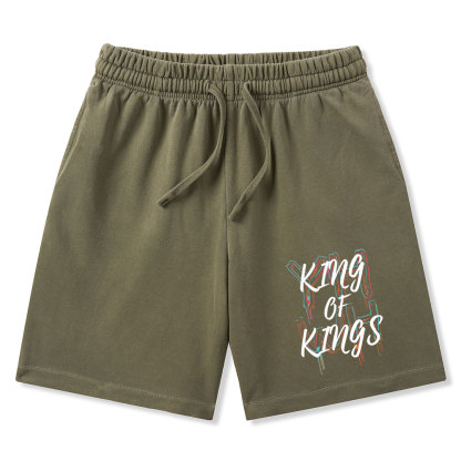 YHWH King Of Kings Christian Washed Shorts