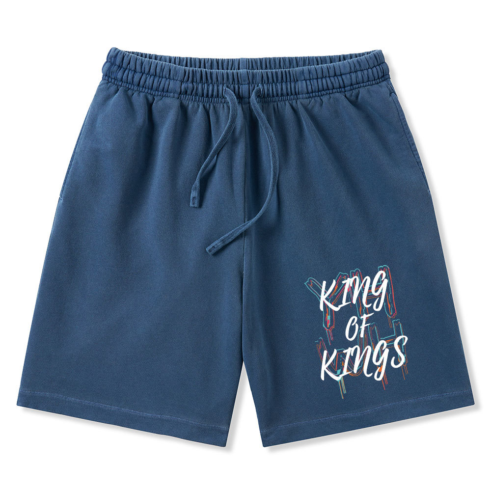 YHWH King Of Kings Christian Washed Shorts