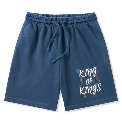 YHWH King Of Kings Christian Washed Shorts