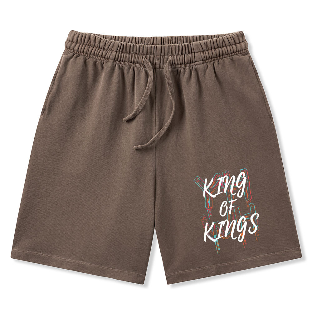 YHWH King Of Kings Christian Washed Shorts