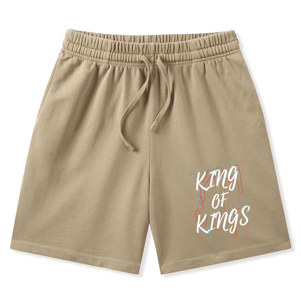 YHWH King Of Kings Christian Washed Shorts