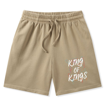 YHWH King Of Kings Christian Washed Shorts