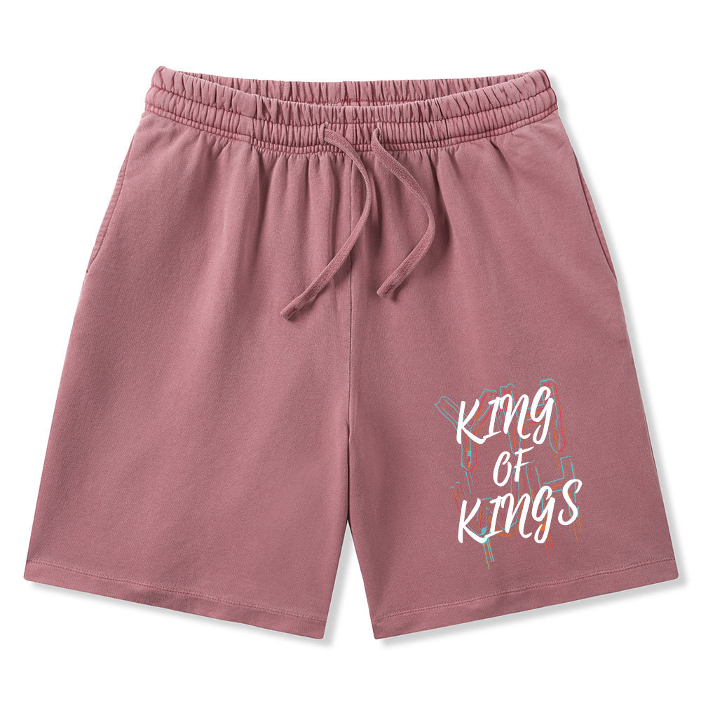 YHWH King Of Kings Christian Washed Shorts