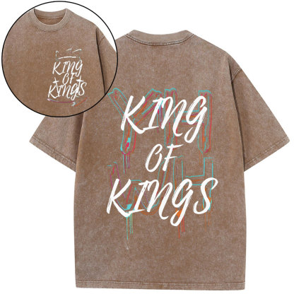 YHWH King Of Kings Christian Washed T-Shirt