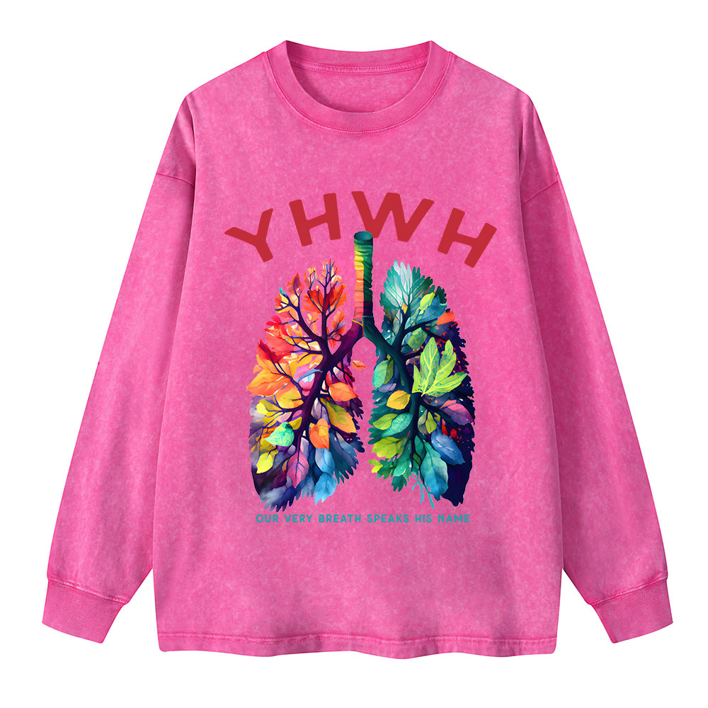 Sample Washed Long Sleeve T-Shirt Sale - GuidingCross