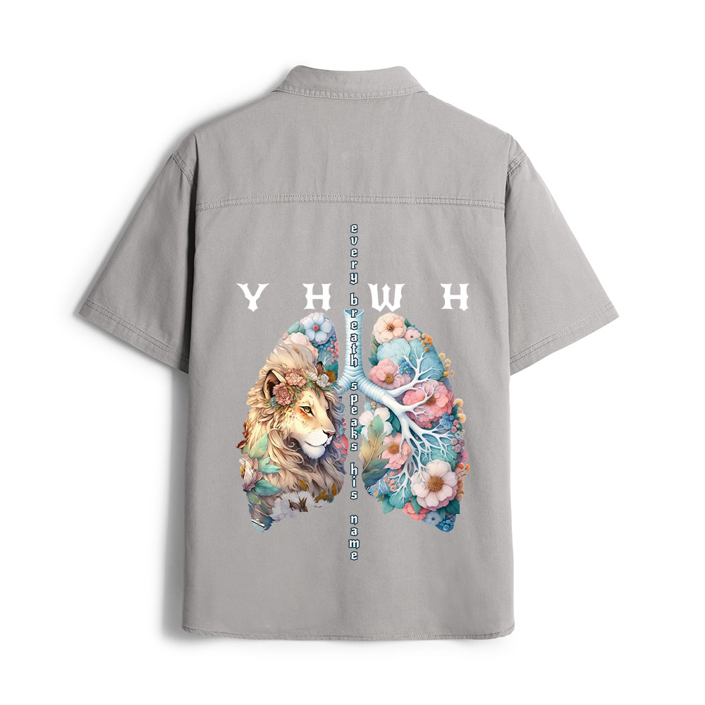 YHWH Lion Christian Work Shirt