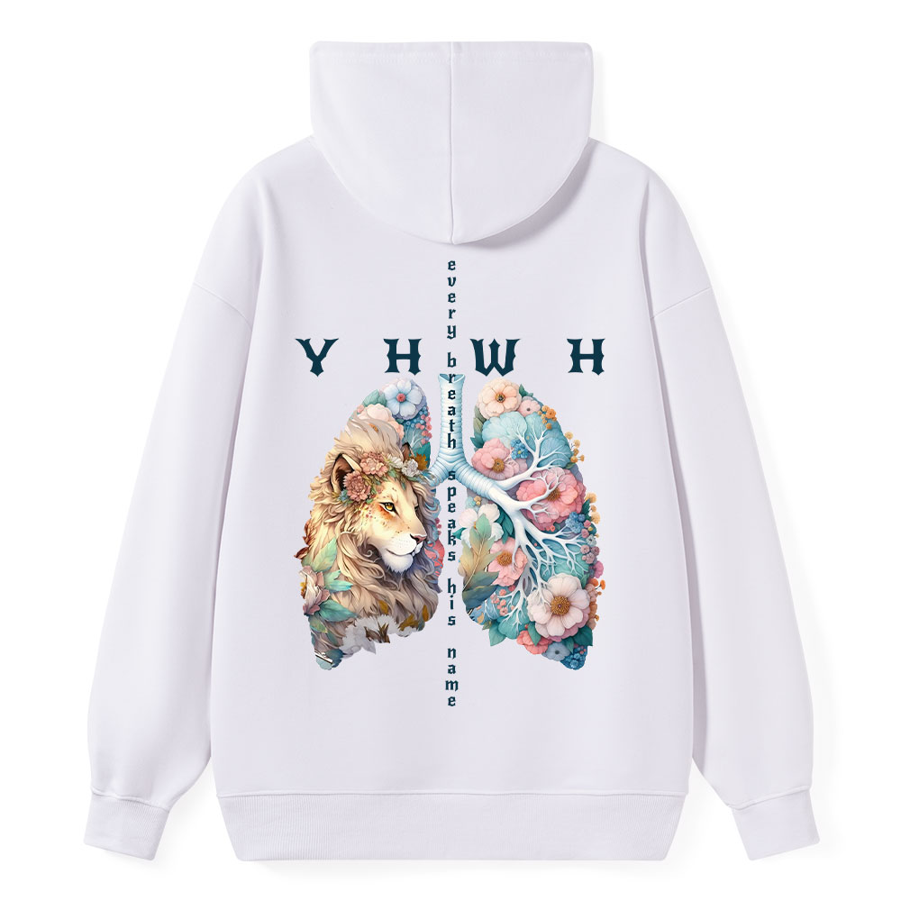 YHWH Lion Classic Christian Hoodie