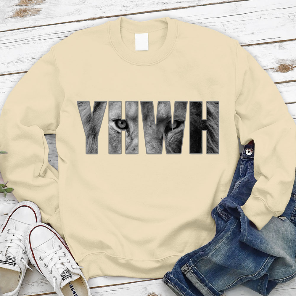 YHWH Lion Of Judah Christian Sweatshirt