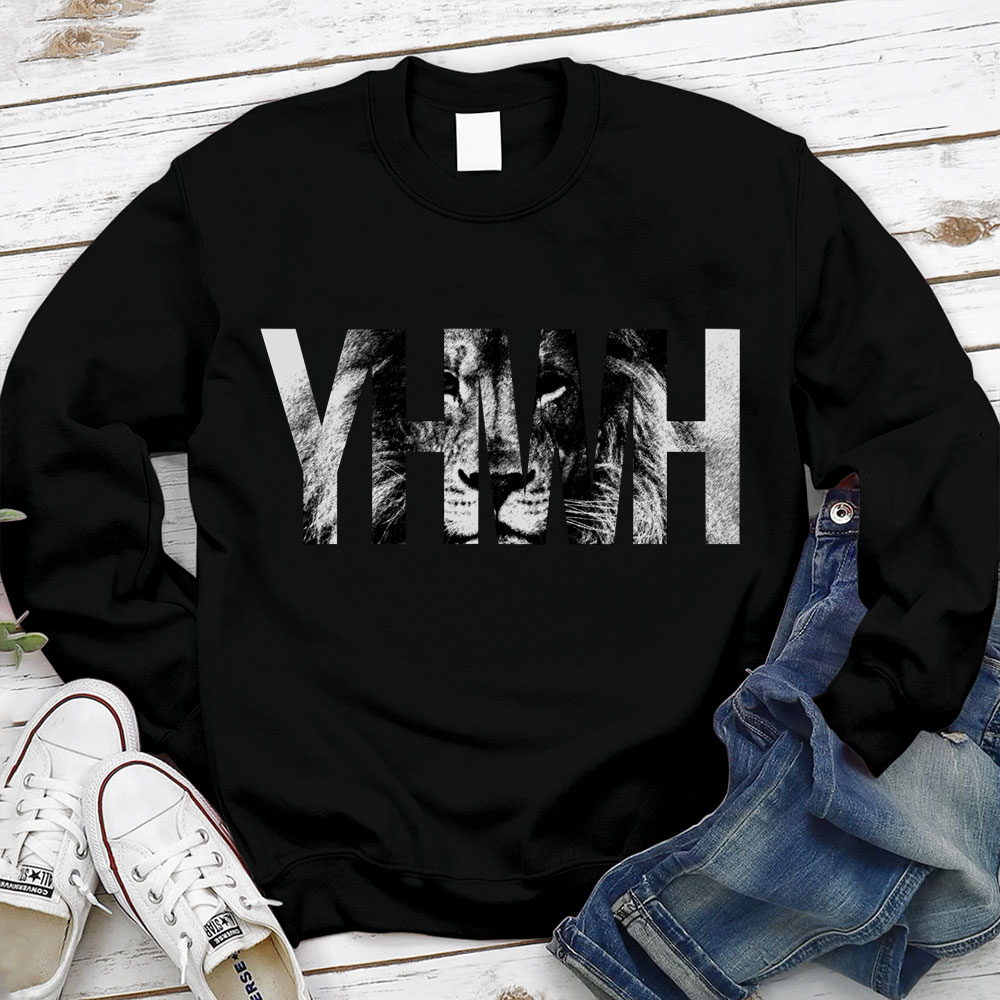 YHWH Lion Of Judah Christian Sweatshirt