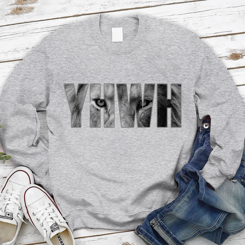 YHWH Lion Of Judah Christian Sweatshirt