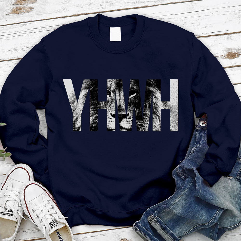 YHWH Lion Of Judah Christian Sweatshirt